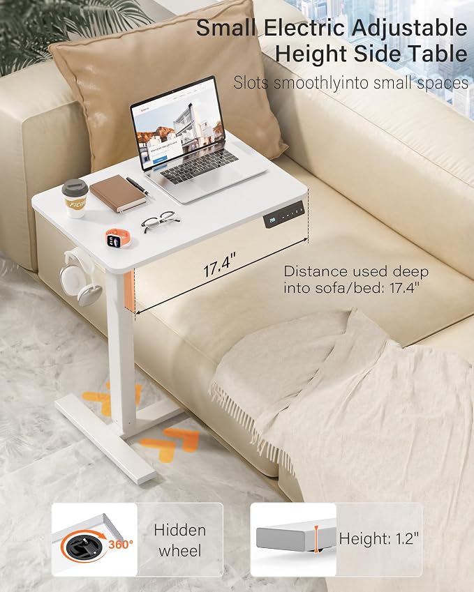 Mobile Standing Desk with Wheels - Image 3