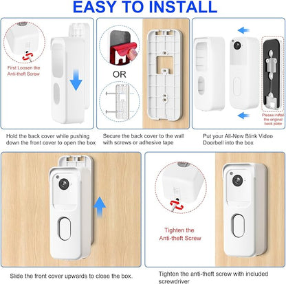 No Drill Doorbell Mount for All-new Blink Video Doorbell Only, Not Block - Image 6