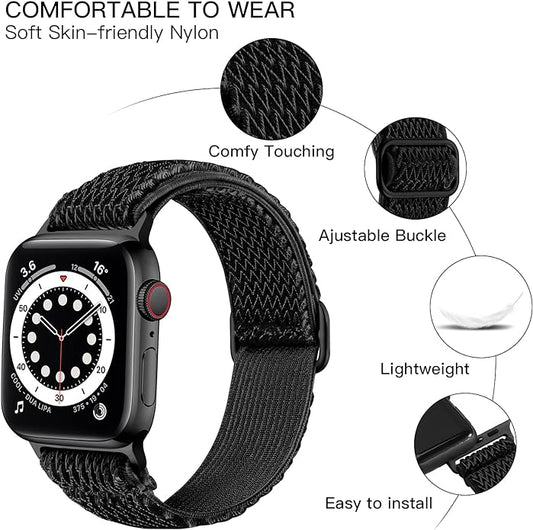Lerobo Stretchy Nylon Solo Loop Band, Compatible - Image 2