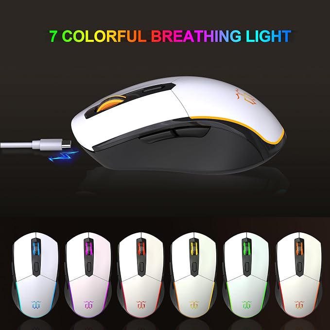 Snpurdiri 60% Wireless Gaming Keyboard and Mouse Combo, Mini Mechanical Feel - Image 6