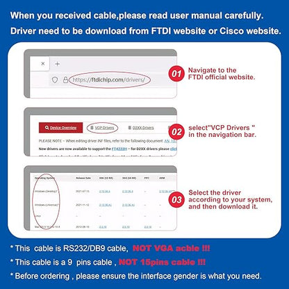 USB Console Cable, USB to RJ45 Console Cable - Image 3