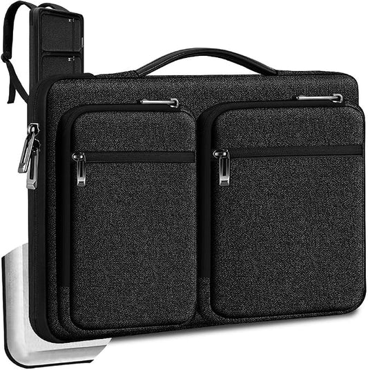 ZINZ Laptop Case 17 17.3 inches Sleeve Slim Briefcase Spill-Resistant Handbag by ZINZ