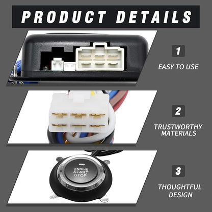 MDEOOSKY 12V Car Alarm System - Image 3