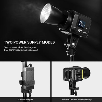 GVM 80W SD80S LED Video Light - Image 8