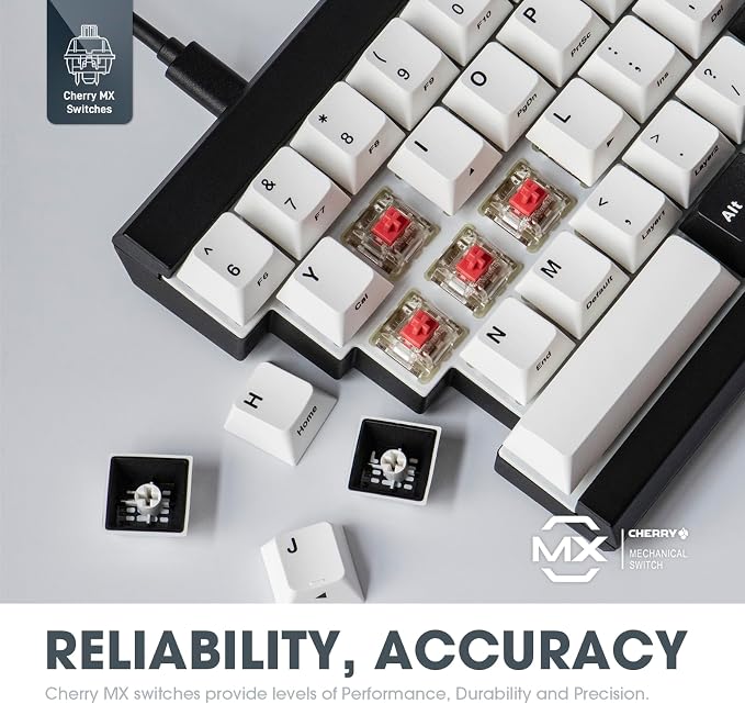 MD600 V3 RGB ORCA TKL Ergonomic Mechanical Keyboard, Cherry MX, Split Layout - Image 5