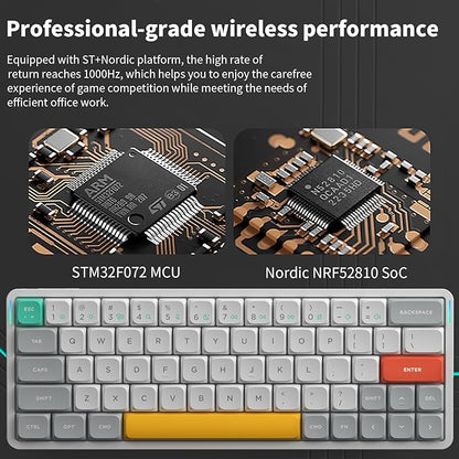 nuphy Air60 V2 Portable Wireless Keyboard 60% Low Profile Mechanical Keyboard - Image 5