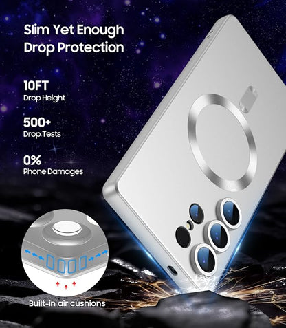 Magnetic for Samsung Galaxy S25 Ultra Case Slim Soft Silicone Bumper Shockproof - Image 5