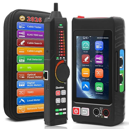 Multifunction RJ45 Network Caber Tester, Full Features UTP Cable Tester Cable by Henkion