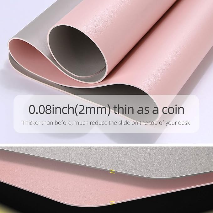 YSAGI Dual-Sided Desk Pad Protector, Desk Mat - Image 5