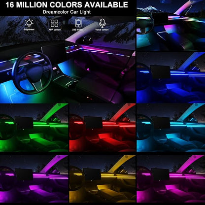 Dreamcolor Acrylic Interior Car LED Strip Light - Image 2