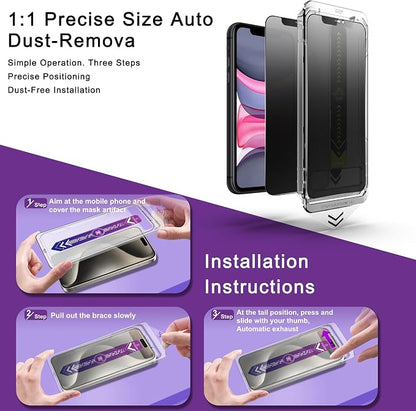 2 Pack Matte Privacy Screen Protector - Image 3