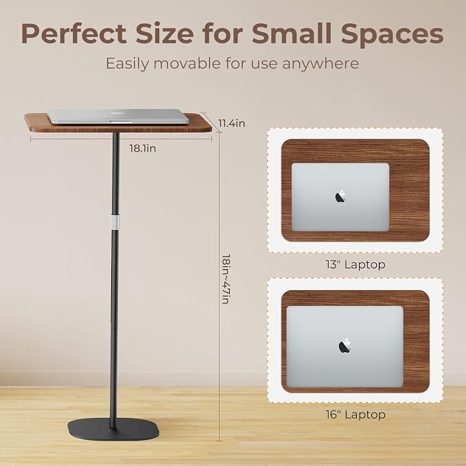 Portable Laptop Floor Stand, Bedside/Sofa Table - Image 6
