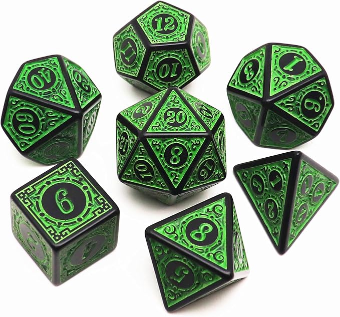 Polyhedral DND Dice Set, 5 Pack Dice Sets Fit - Image 6