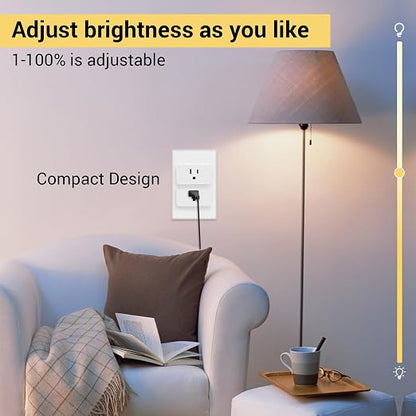 New One Zwave Outlet Dimmer 2 Pack, 800 Series Z-Wave Plug, Z Wave Extender - Image 5
