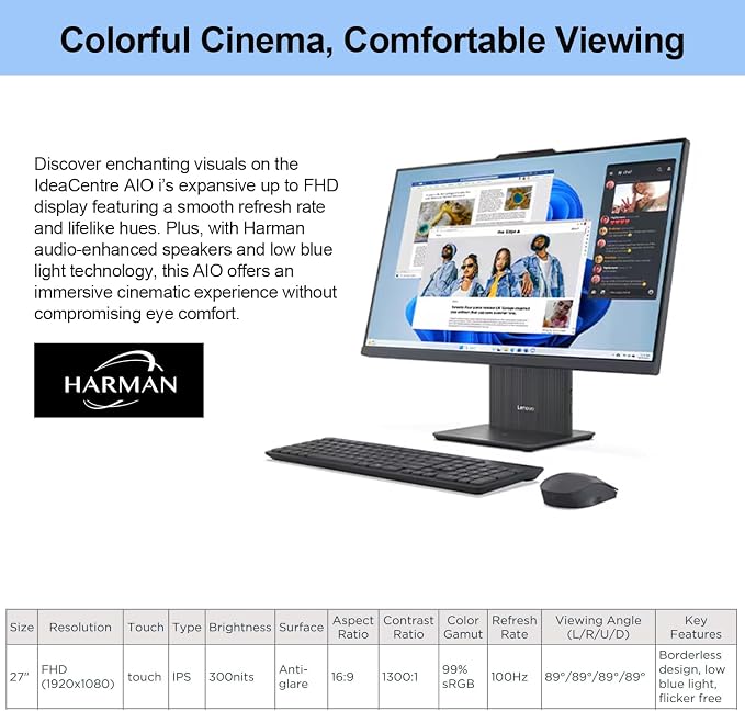 Lenovo 2024 IdeaCentre I Business All-in-One, Intel Core i5-13420H, 32GB DDR5 - Image 4