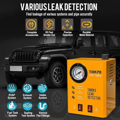 Smoke Machine Automotive Built-in Air Pump, Professional Smoke Leak Detector - Image 2