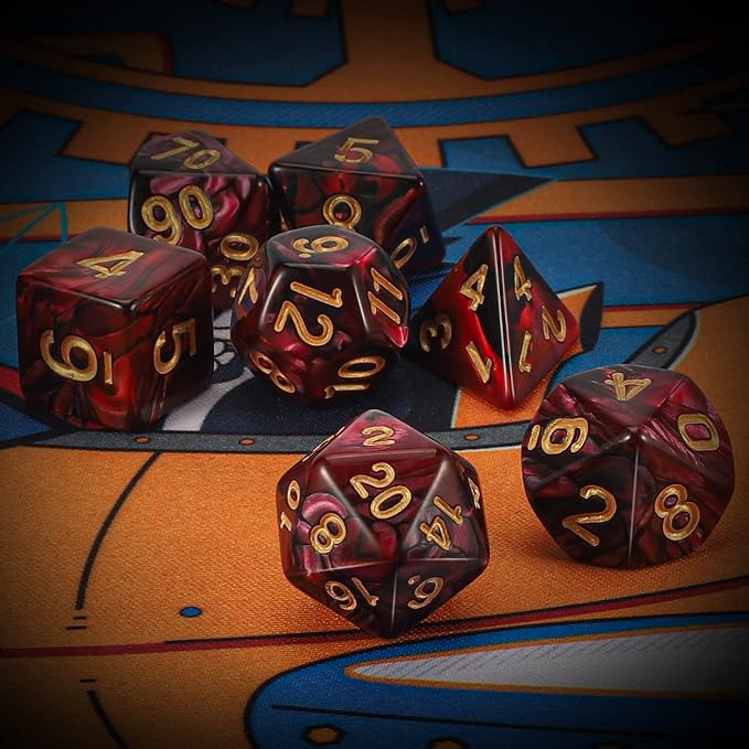 QMAY DND Dice Set -D&D Polyhedral Dice - Image 3