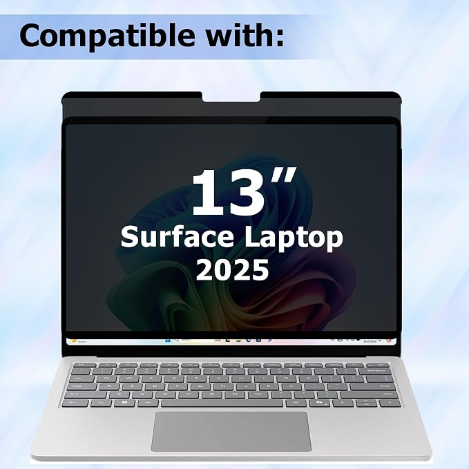 Adeway Magnetic Privacy Screen for Surface Pro 12 inch, Anti-Glare, 30° Side - Image 2