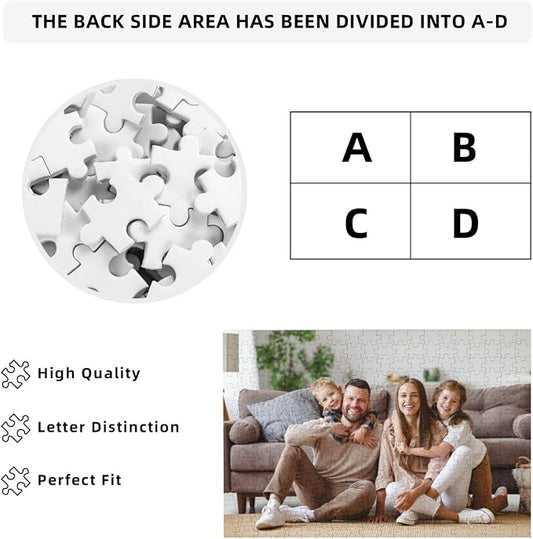 Custom Jigsaw Puzzle from Photos 300/500/1000 Pieces Personalized Wooden - Image 2