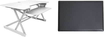Rocelco 40" Large Height Adjustable Standing Desk Converter by Rocelco