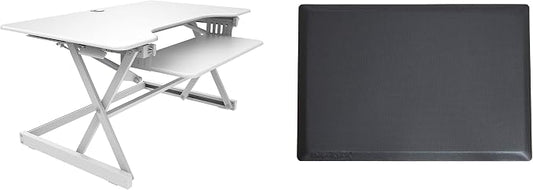 Rocelco 40" Large Height Adjustable Standing Desk Converter by Rocelco