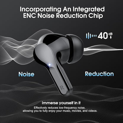 Wireless Earbuds, IP7 Waterproof in Ear Earphones, LED Display Ear Buds - Image 3