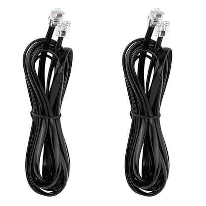 LanSenSu RJ12 Cable Phone Cord RJ12 6P6C Male to Male Straight Wired by LanSenSu