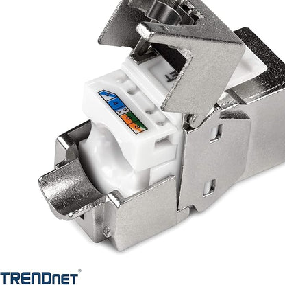 TRENDnet Shielded Cat6A RJ45 Keystone Jack 6-Pack Bundle, Use - Image 10