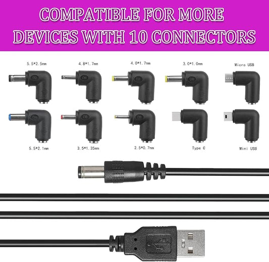 USB to DC Power Charging Cable - Image 2