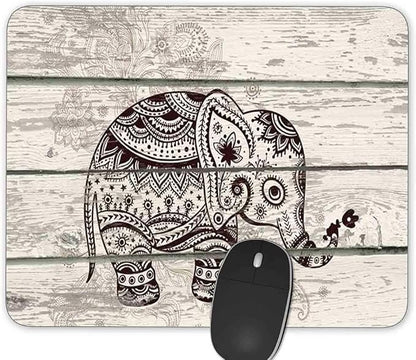 Gaming Mouse Pad，Plank Elephant Rectangle Mouse Pad Size by Qien+BaiSei