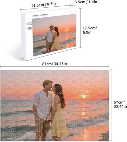Custom Photo Puzzle – Personalized 1500 Piece Jigsaw Puzzle from Your Photo – - Image 3