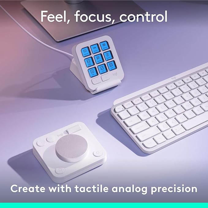 Logitech MX Creative Console, 9 Customizable LCD Keys, Stream Deck Accessories - Image 6
