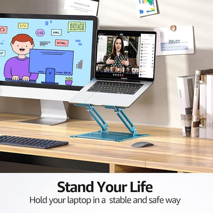 Urmust Laptop Notebook Stand Holder Adjustable Ultrabook Stand Riser Portable - Image 2