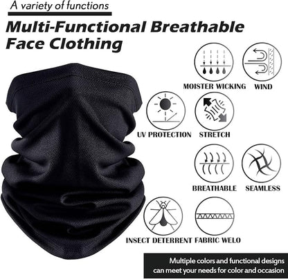 Geyoga 6 Pieces Summer UV Protection Cooling Neck Gaiter Face Clothing Neck - Image 2