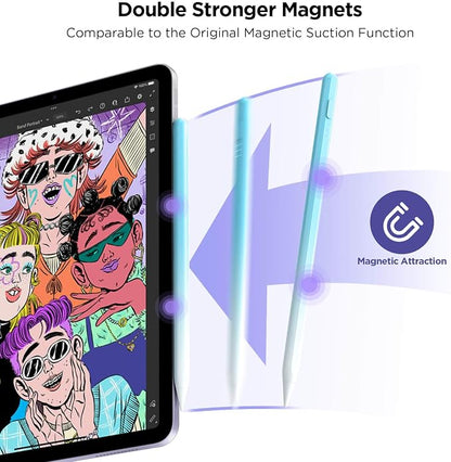 Stylus Pencil for iPad 2018-2024, 15Mins Fast Charge, Palm Rejection, Tilt - Image 7