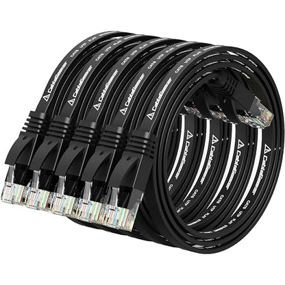 Cat 6 Ethernet Cable 1 ft Flat Internet Network Cables by CableGeeker