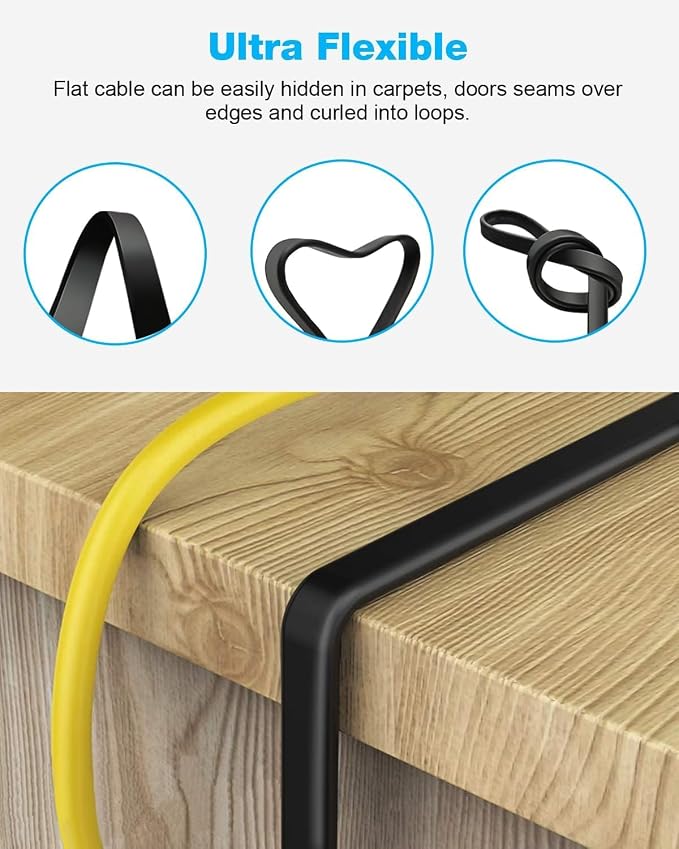 DDMALL CAT 8 Ethernet Cable 33ft, High Speed 40Gbps 2000MHz Shielded in Wall - Image 5