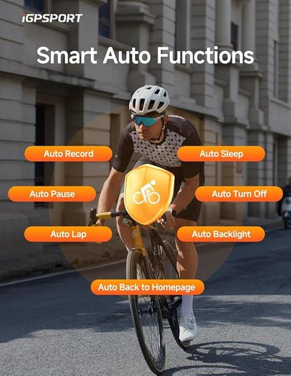 iGPSPORT BSC100S GPS Bike Computer Wireless, 2.6'' LCD Display 40H Rechargeable - Image 4