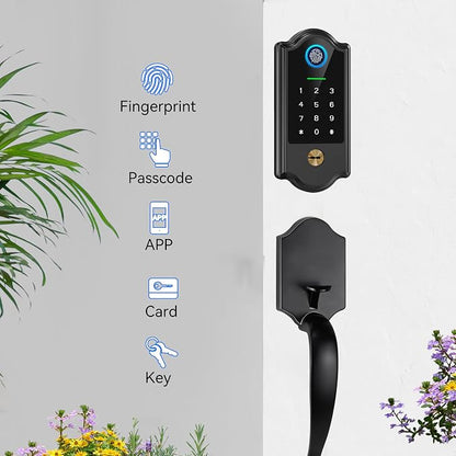 Smart Fingerprint Door Lock for Front Door – Keyless Entry Deadbolt - Image 3