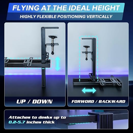 Reashy Hotas Mount, Joystick Mount, Aluminum Flight Stick Desk Mount - Image 4