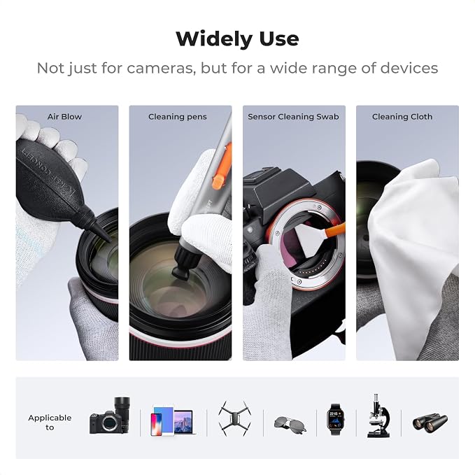 K&F CONCEPT 23 in 1 Camera Lens Cleaning Kit - Image 7
