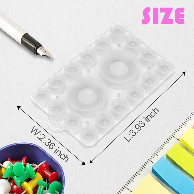 ZYCCER Double Sided Silicone Suction Phone Holder Mount, Compatible - Image 4