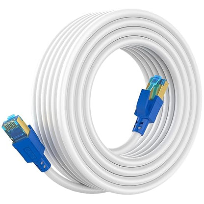 AOPOCKAN TECH Cat 8 Ethernet Cable 40 ft, High Speed Shielded 40Gbps 2000Mhz by AOPOCKANTECHEthernetCables