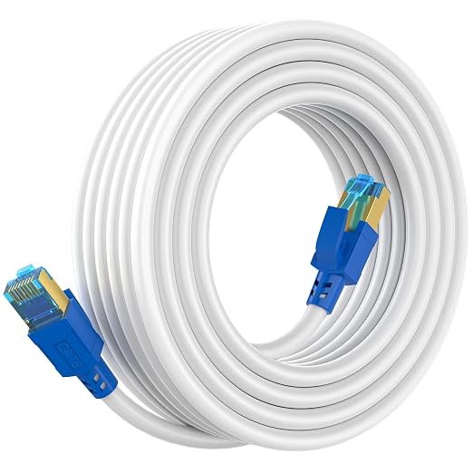 Cat 8 Ethernet Cable 70 FT, 26AWG 40Gbps 2000Mhz Ultra Speed Cat8 LAN Network by AOPOCKANTECHEthernetCables