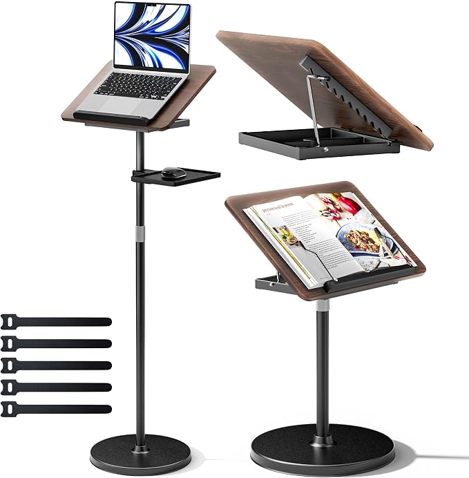 2 in 1 Adjustable Book Stand by Haweah
