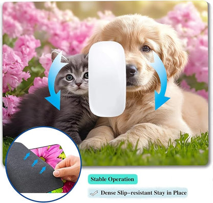 Kawaii Cat and Dog Custom Mouse Pad - Image 5