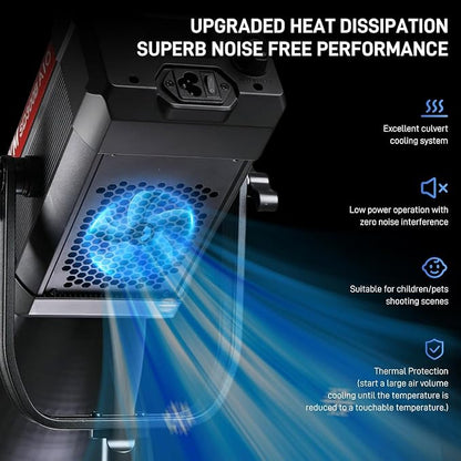GVM Photography Lighting 300W Bi-Color Studio Lights - Image 5