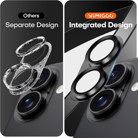 Camera Lens Protector for iPhone 16/16 Plus, Aluminum Alloy Sapphire Glass - Image 2