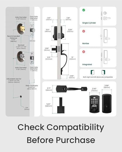 DESLOC A100F Electronic keypad Door Lock - Image 6