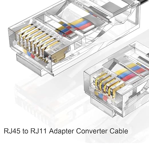 10FT-3Pack RJ45 to RJ11 Adapter - Image 3